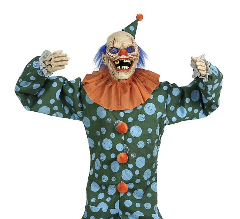 New For 2020: Peek-A-Boo Clown Animatronic From Spirit Halloween ...