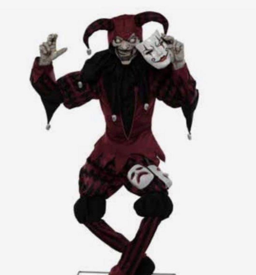 New For 2021: 5.5 ft. Animated 3-Faced Jester From Home Depot ...